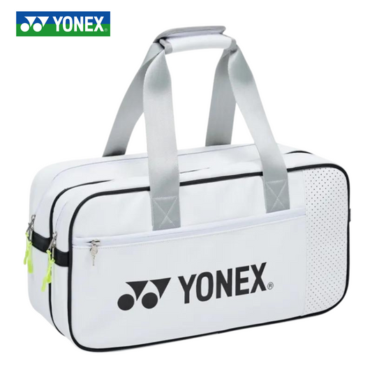 Yonex 239BT011U Badminton/Tennis Racket Bag Tournament (White Green)