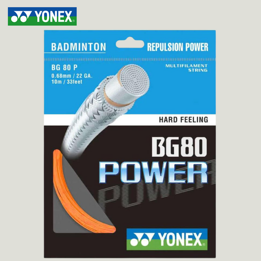 Yonex BG80 POWER Badminton String (3 Colors)