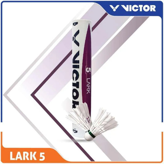 Victor Lark 5 Feather Badminton Shuttlecock